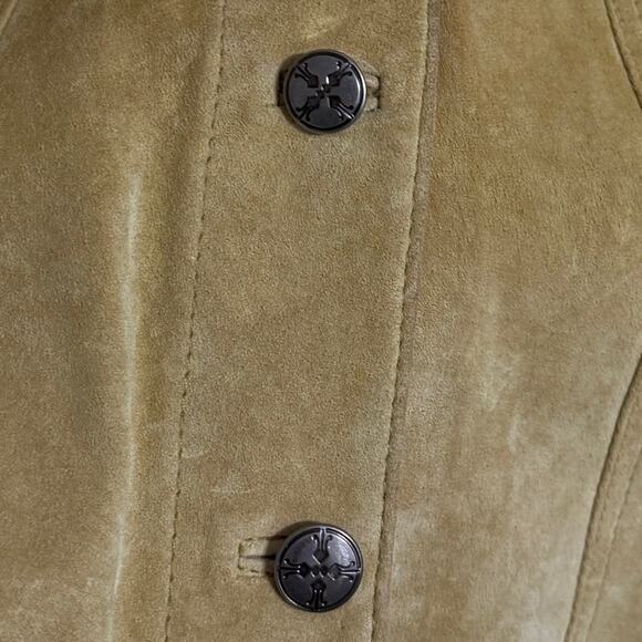 Chico’s Light Brown Suede Blazer Size 1/M - Picture 8 of 8